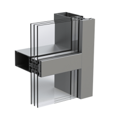 Алюмінієві стійко-ригельні фасадні системи( теплі) EKIPAZH AluLight F50